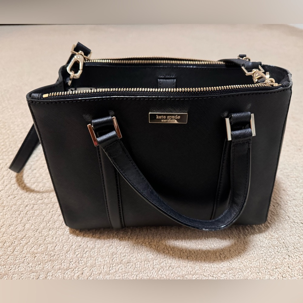 Kate Spade Black Handbag with Shoulder Strap